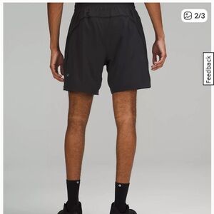 Pace breaker short 7” lined heather black